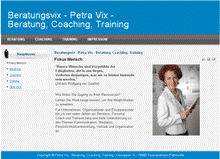 Petra Vix - Beratung, Training, Coaching - Seite 1